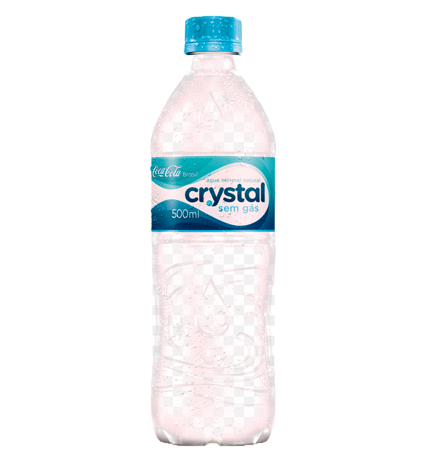 Água sem gás da Crystal